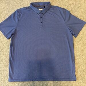 Modern Ambition Polo Men's 2XL Blue Stretch Moisture Wicking Shirt Golf